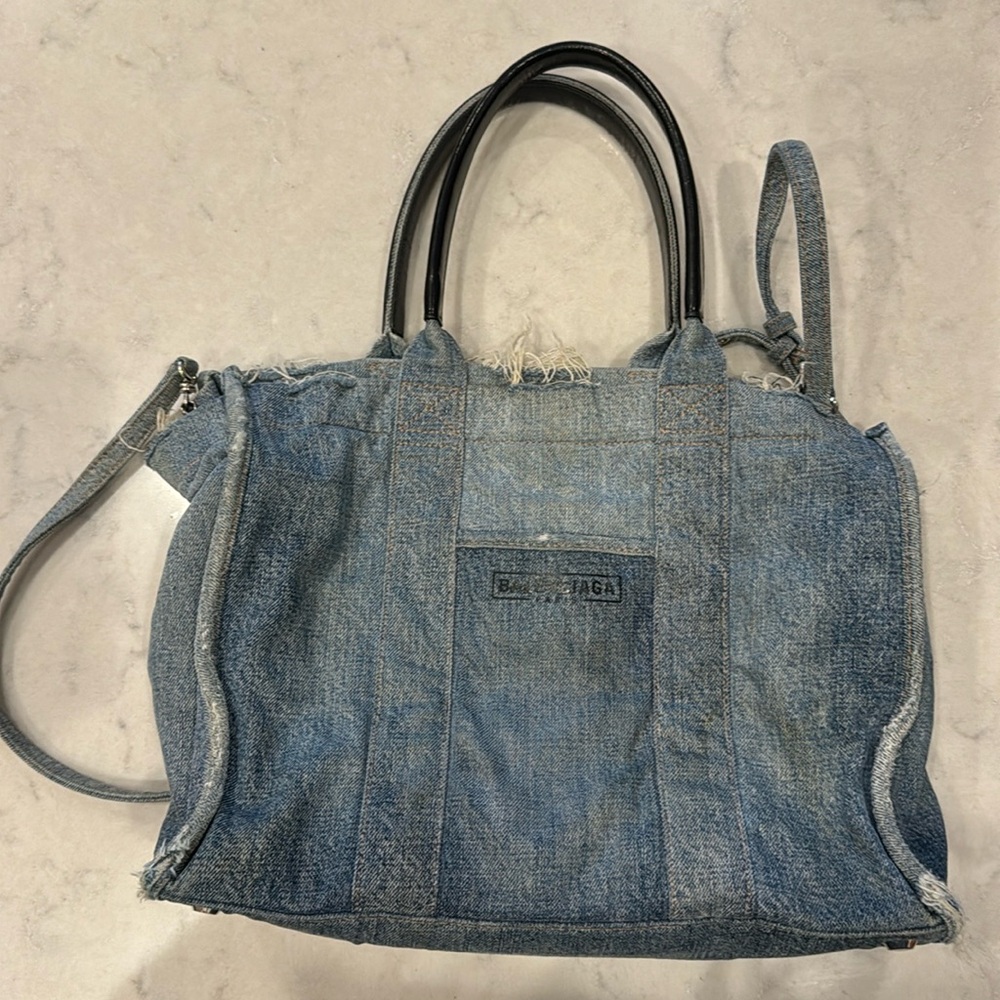 Balenciaga denim tote- authentic